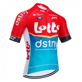 Wielershirt 2024 Lotto Dstny - Rood